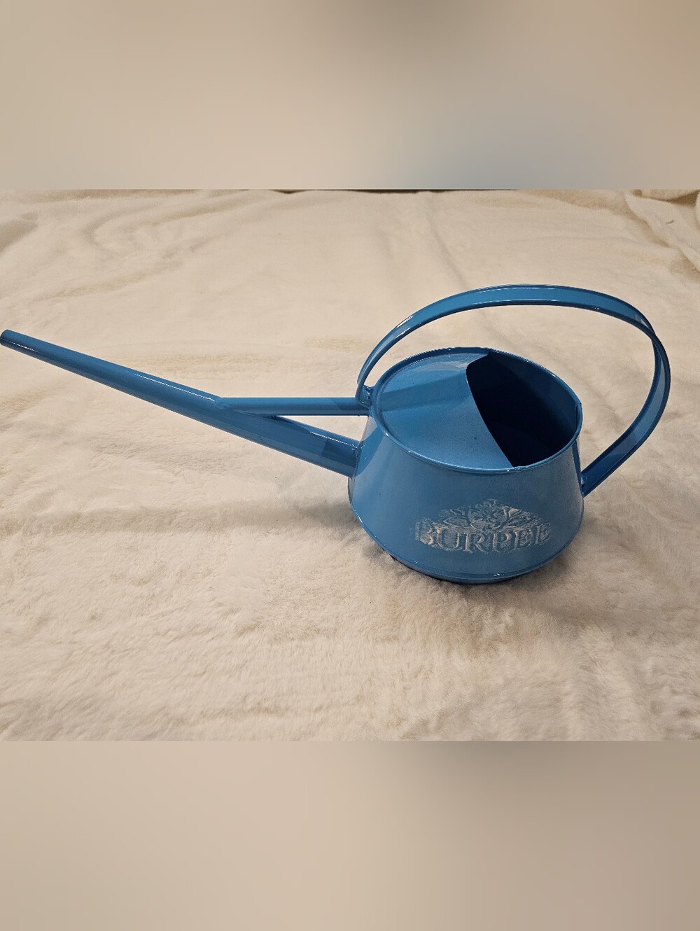Vintade Burpee Metal Watering Can - Decorative Garden Pitcher